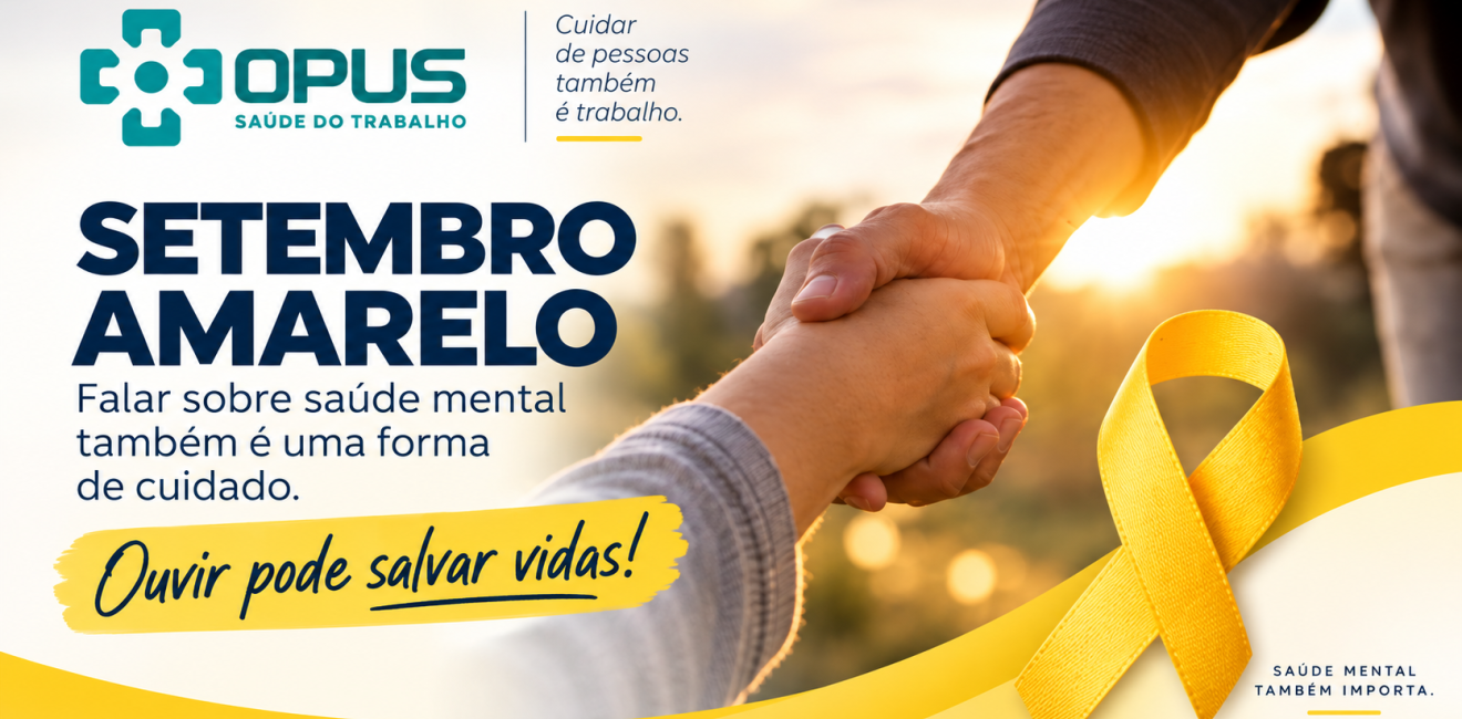 Setembro Amarelo: falar sobre saúde mental também é uma forma de cuidado