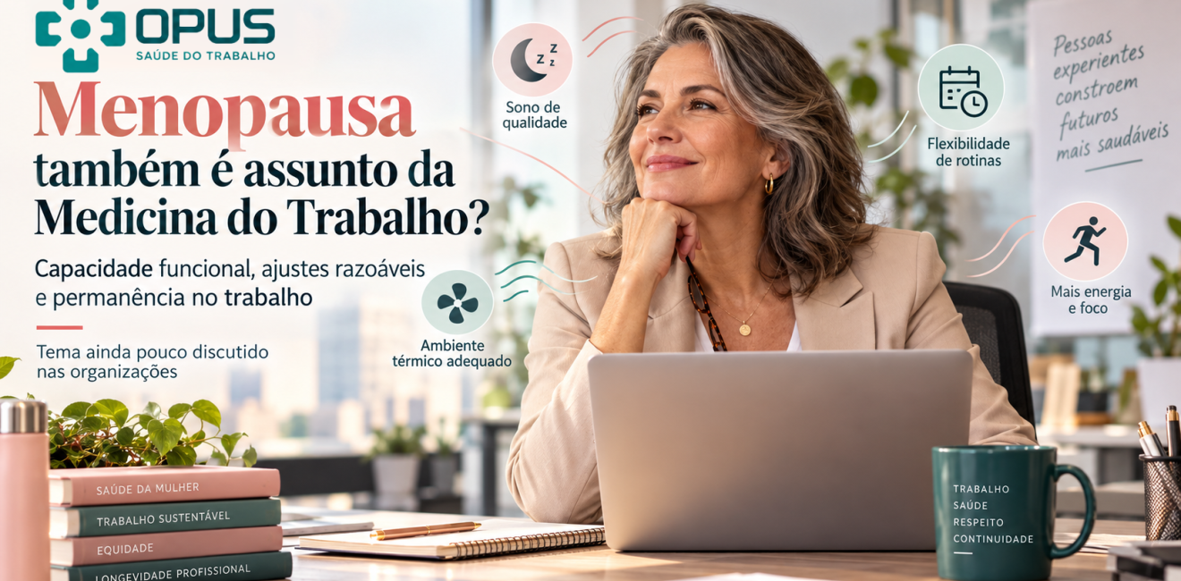 Menopausa também é assunto da Medicina do Trabalho?